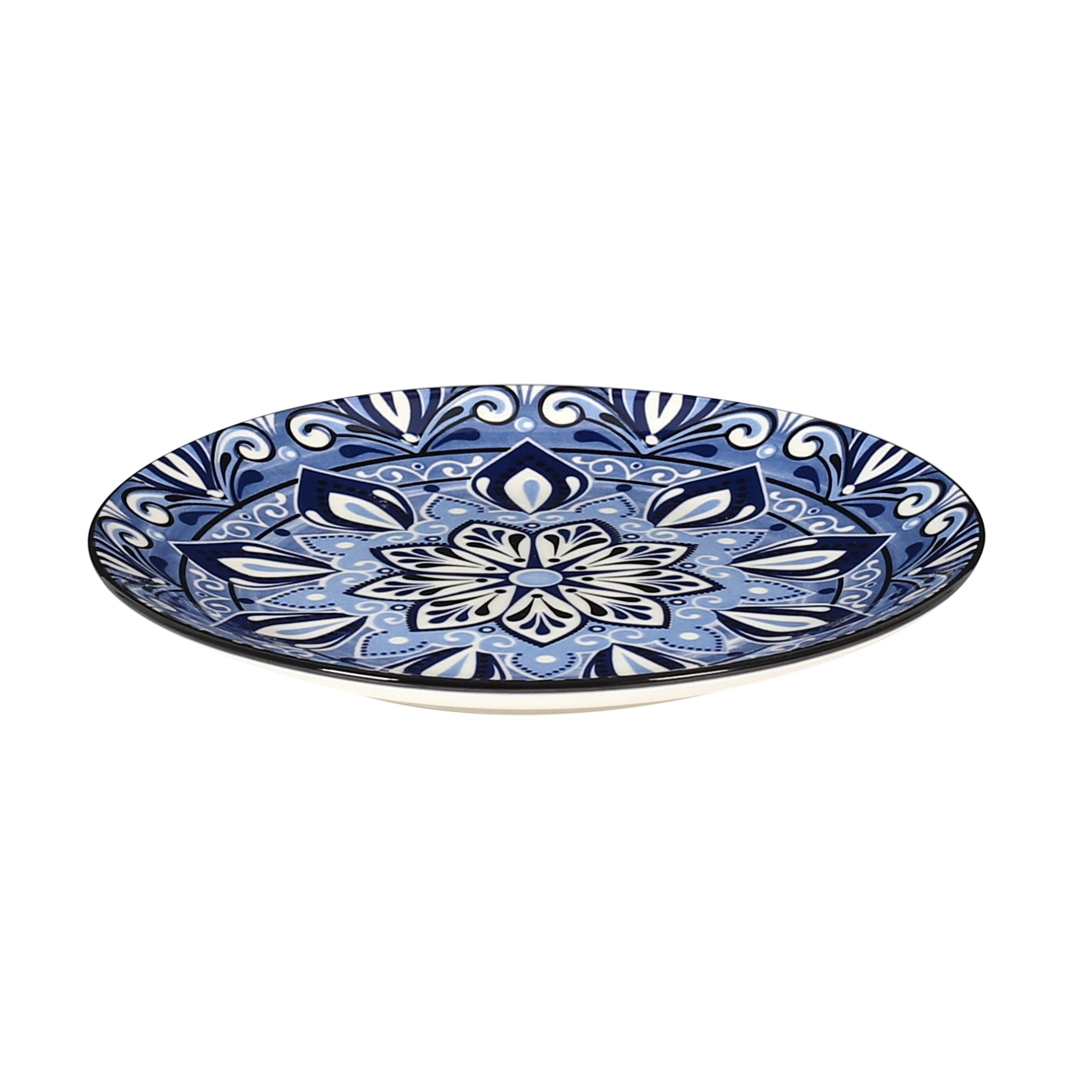 ASSIETTE JAIPUR BLEUE D.19CM