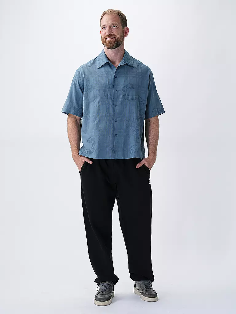 KENZO Hemd BAMBOO TIGER HAWAIIAN  hellblau