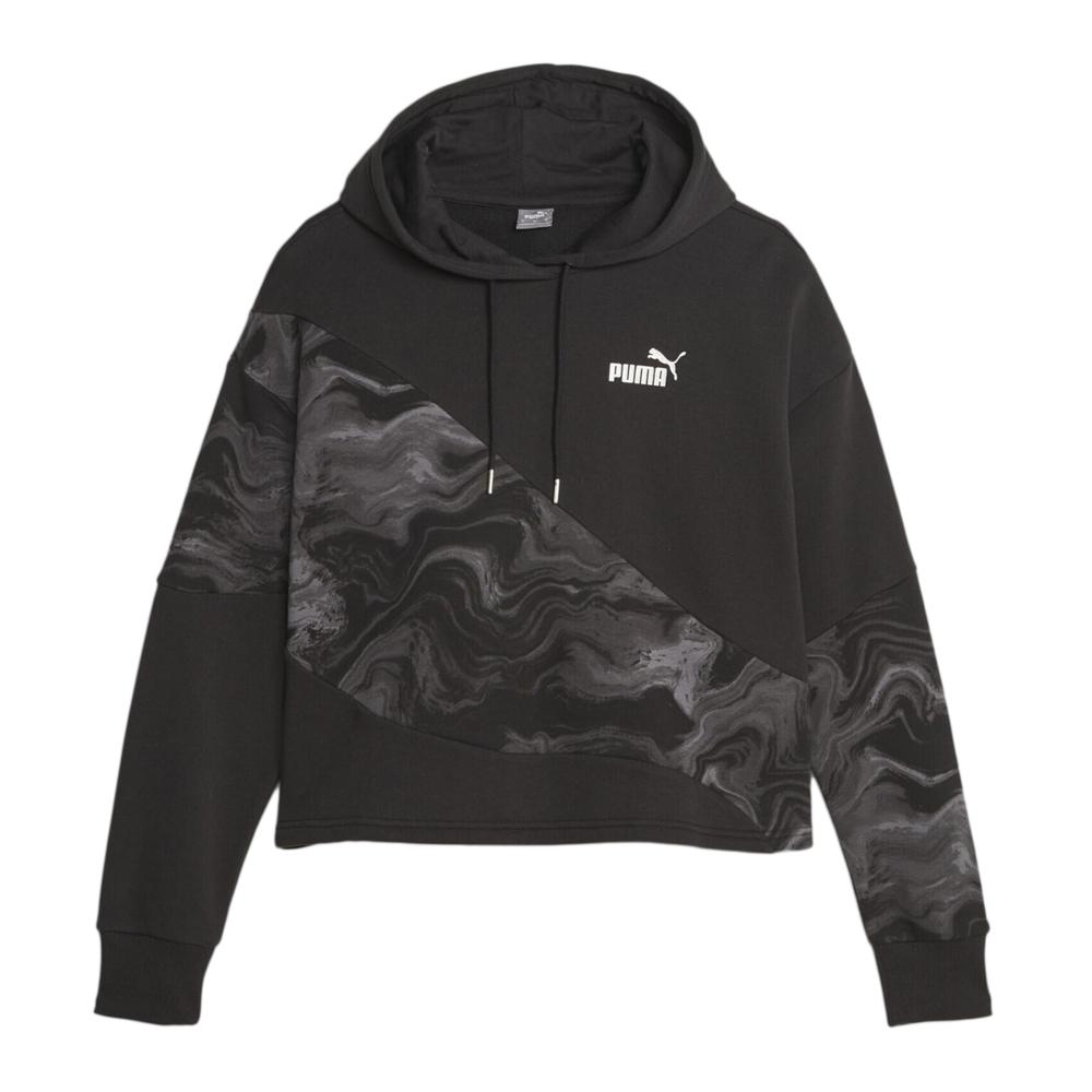Puma Sweat Noir Femme Puma Power Cat