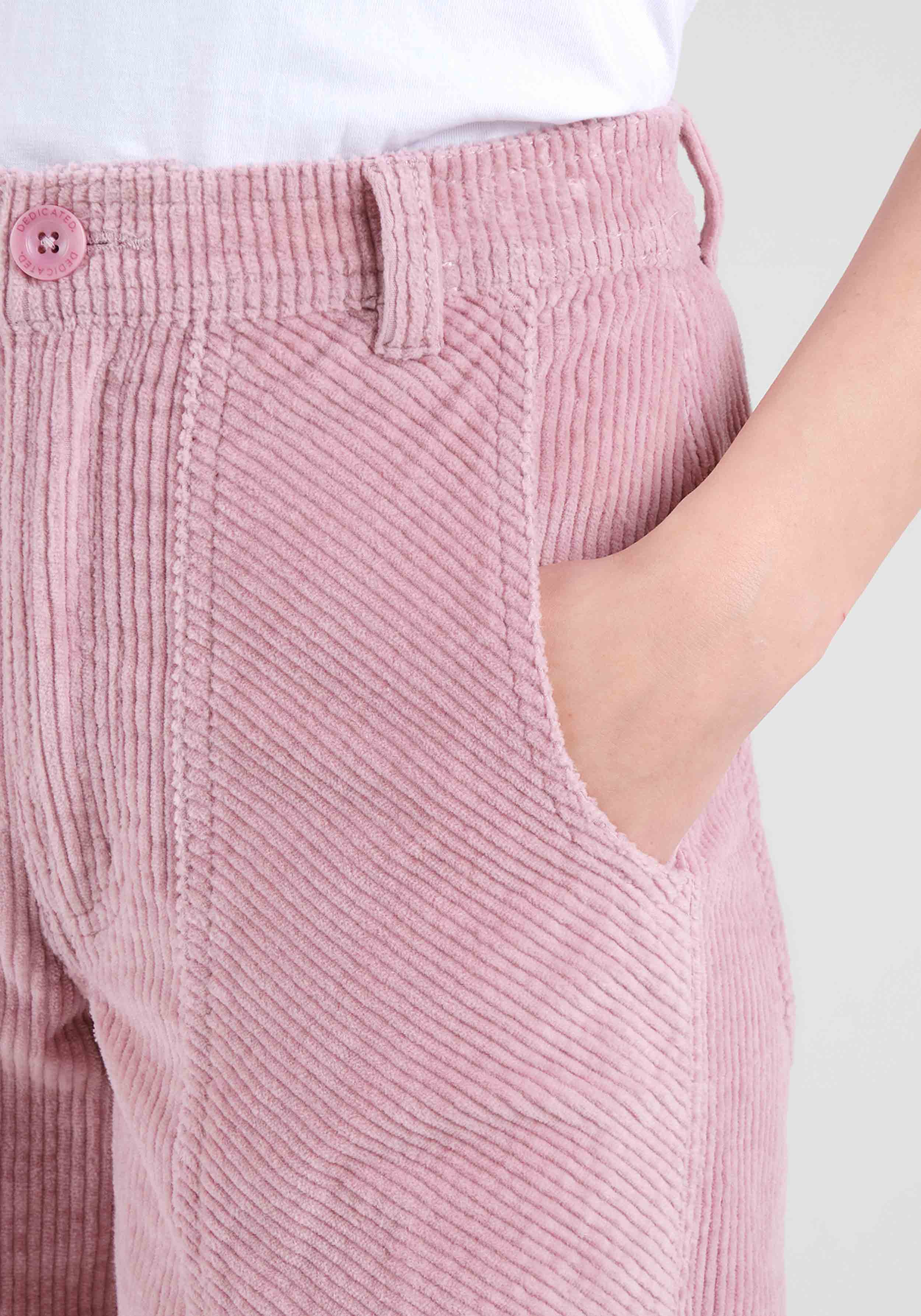 Dedicated Cord-Hose Vara Workwear Lilas Pink