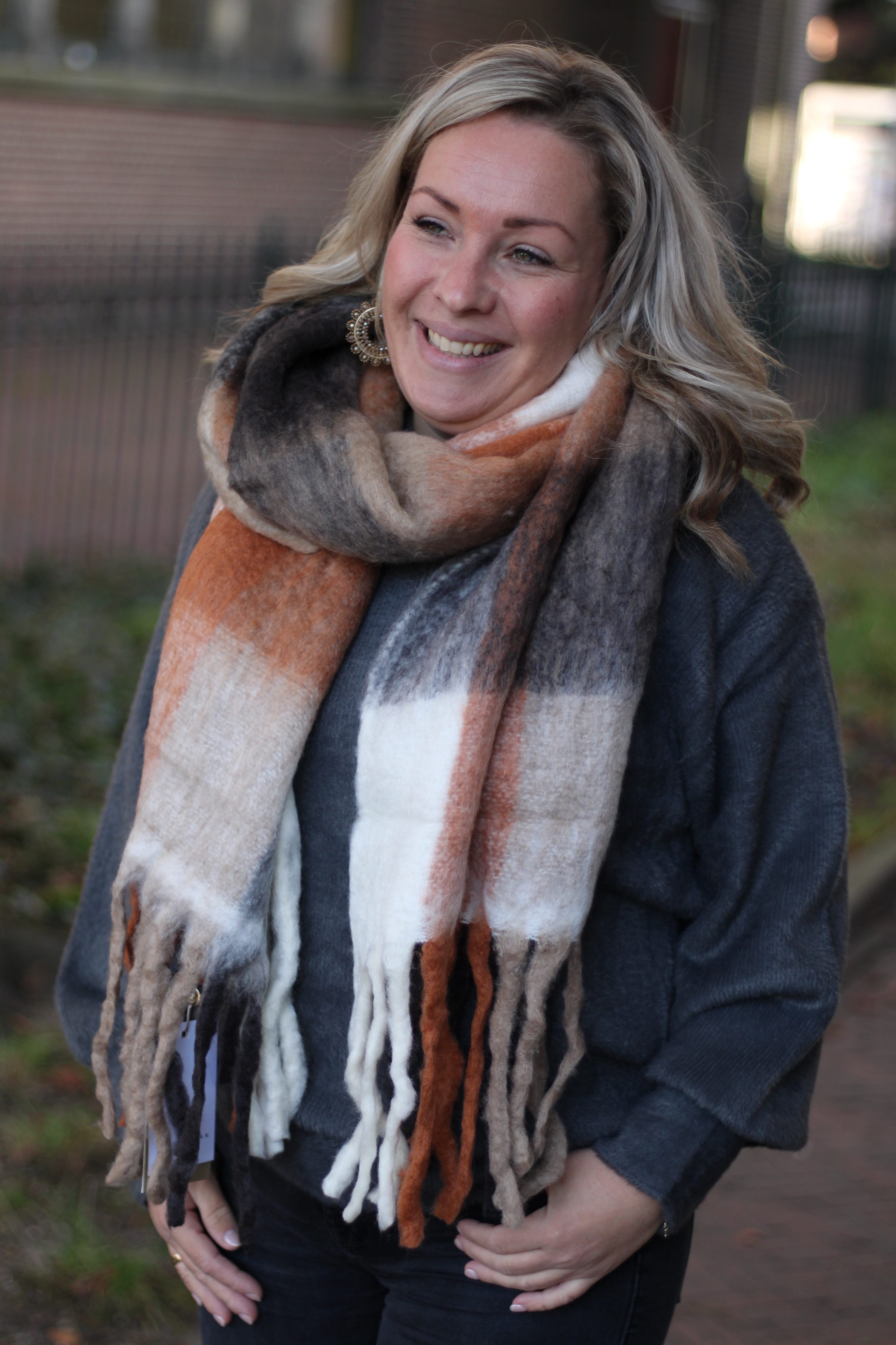 Rino & Pelle - Mavy Scarf - Russet Check