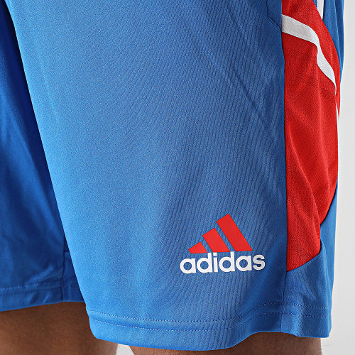 Short Jogging A Bandes FC Bayern Munich HU1264 Bleu Clair