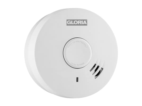 Gloria R-10 002518.0015 røykvarsler inkl. 10 års batteridrevet batteri (002518.0015)