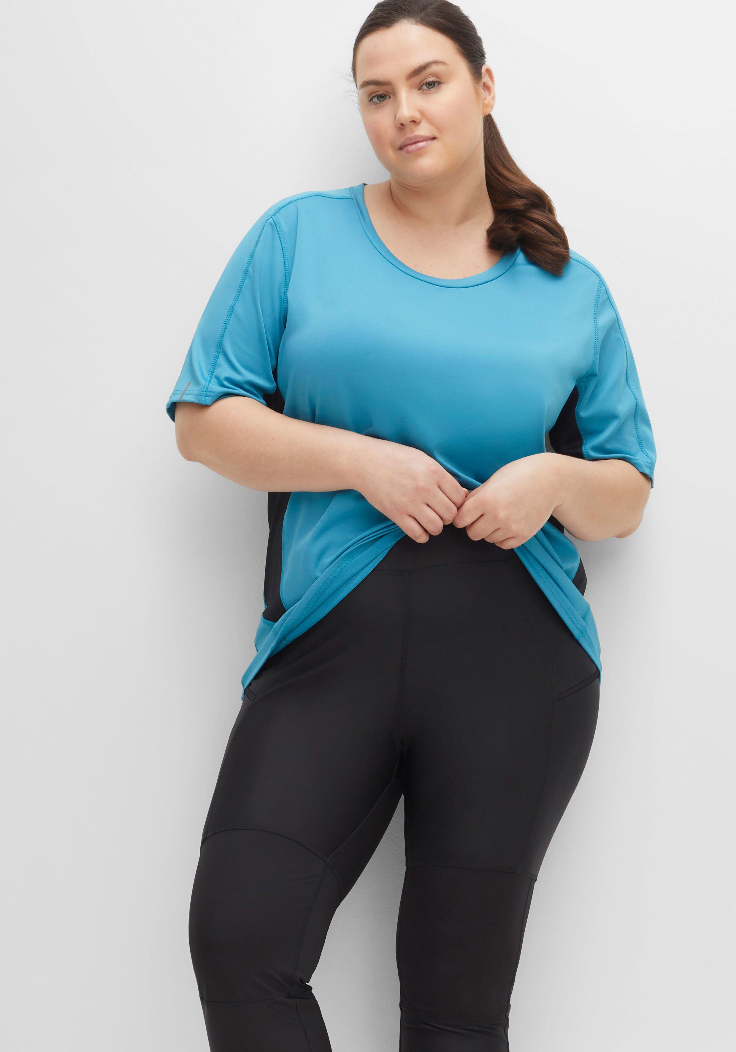 Sportleggings in Caprilänge, mit Kontrast-Innenbund