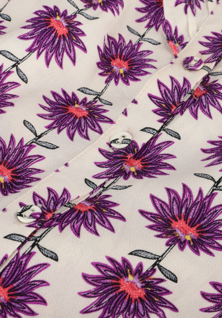 POM AMSTERDAM roest pom amsterdam midi jurk stella flower ecru dress