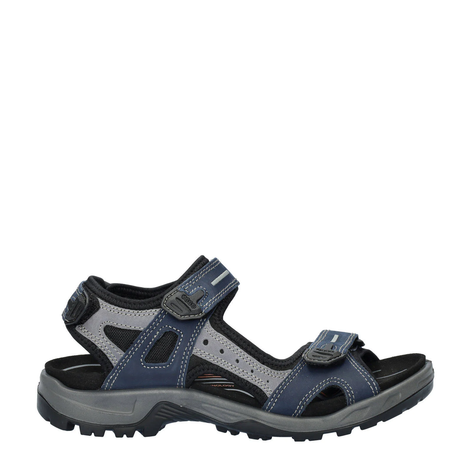 Ecco Offroad  nubuck sandalen blauw