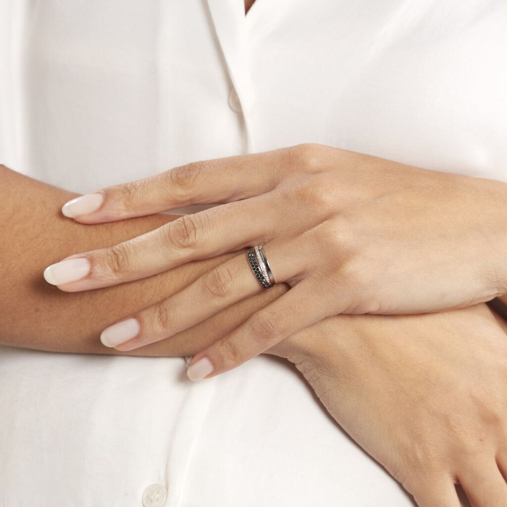 Bague Virginie Or Blanc Diamant