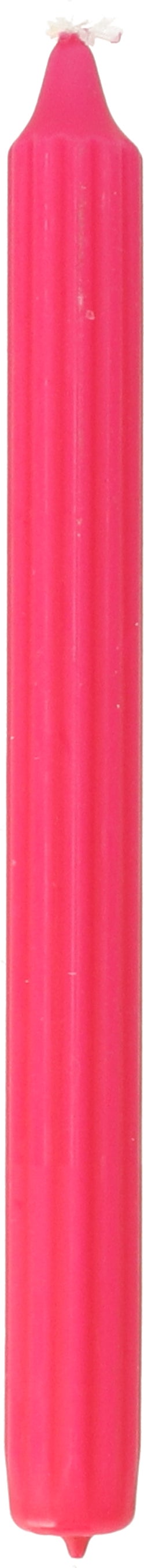 Dinerkaars Ribbed donkerroze 7 uur D 2,2 H 24 cm