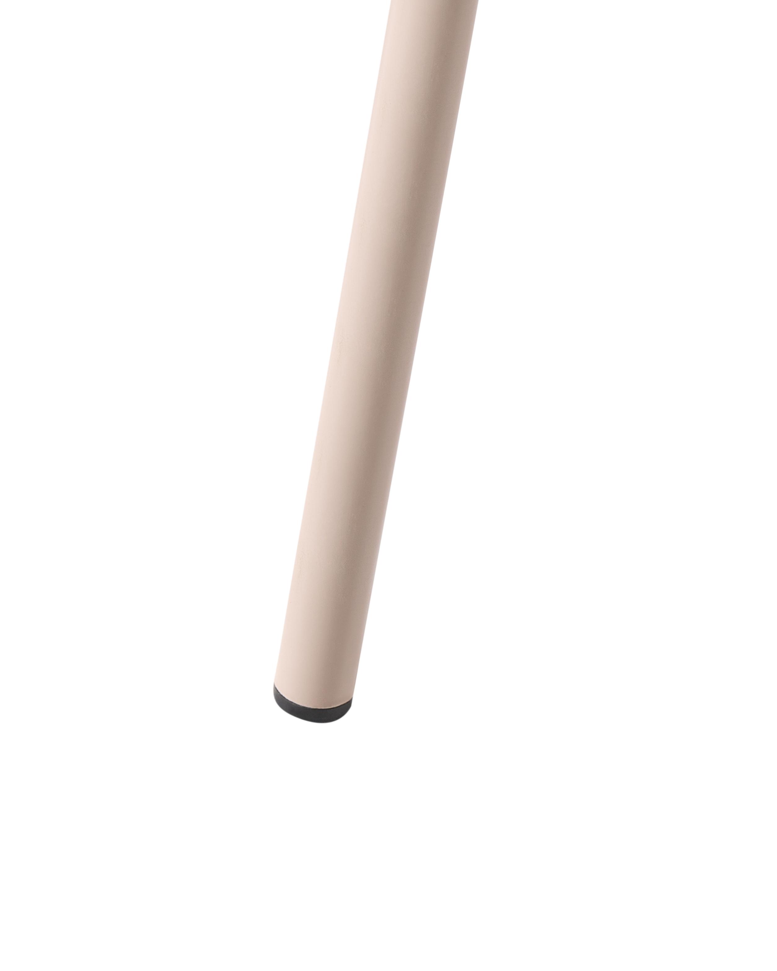 Set van 4 tuinstoelen MILOS stapelbaar Beige