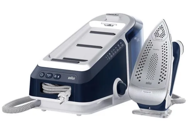Braun CareStyle 7 Pro IS 7282 BL - Dampstrygejern med automatisk afbrydelse - såleplade: EloxalPlus FreeGlide 3D - 2700 W - blå