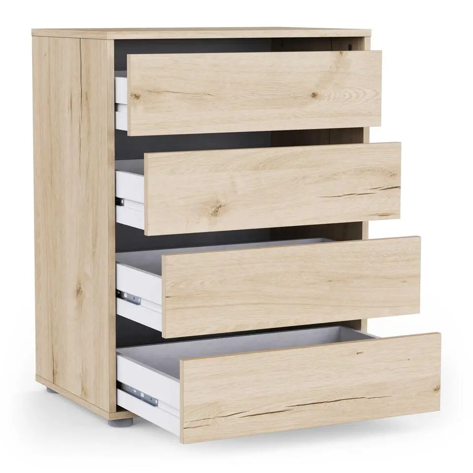 Ladekast Blokty - 60x40x76cm - 4 lades - eikdecor
