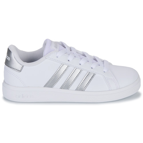 Adidas Sportswear - GRAND COURT 2.0 K - Blanc / Argent