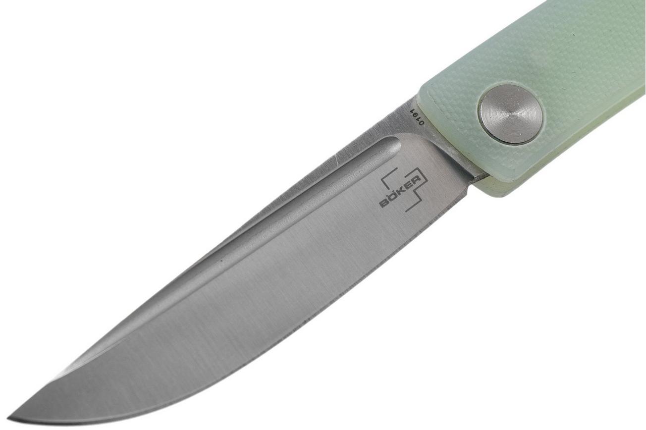 Böker Plus Celos 01BO179 Jade G10 slipjoint zakmes