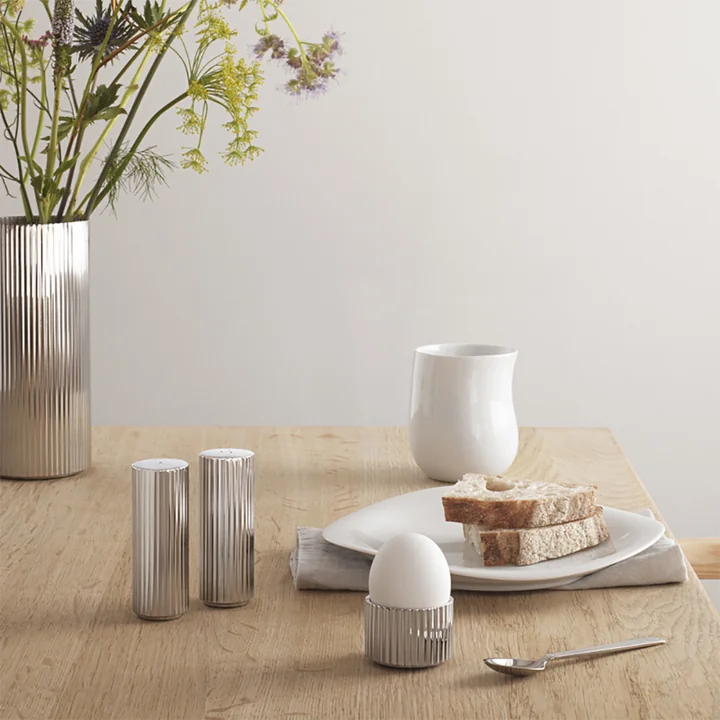 Georg Jensen - Bernadotte Eierbecher (2er-Set), Edelstahl poliert