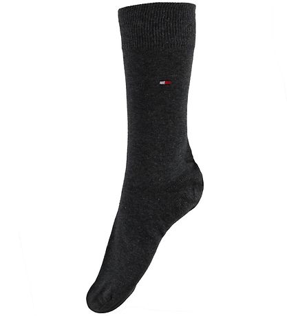 Tommy Hilfiger Strømper - 2-pak - Classic - KoksGråmeleret