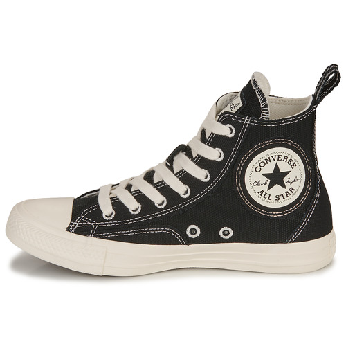 Converse - CHUCK TAYLOR ALL STAR-BLACK/BLACK/EGRET - Noir