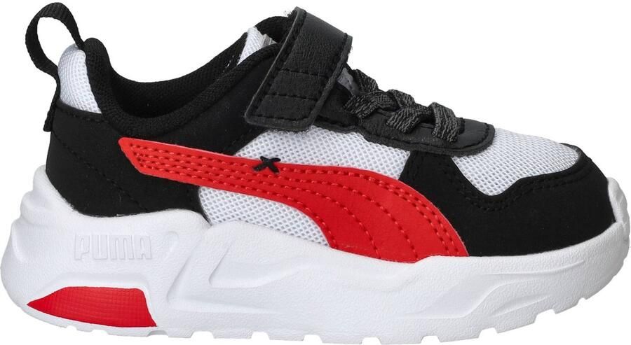 PUMA Trinity 2 LT Mid 90 PS kinder sneakers wit zwart