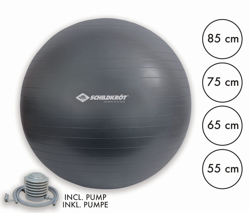 Schildkröt Fitness - GYMNASTIKBALL 85cm, (anthracite)