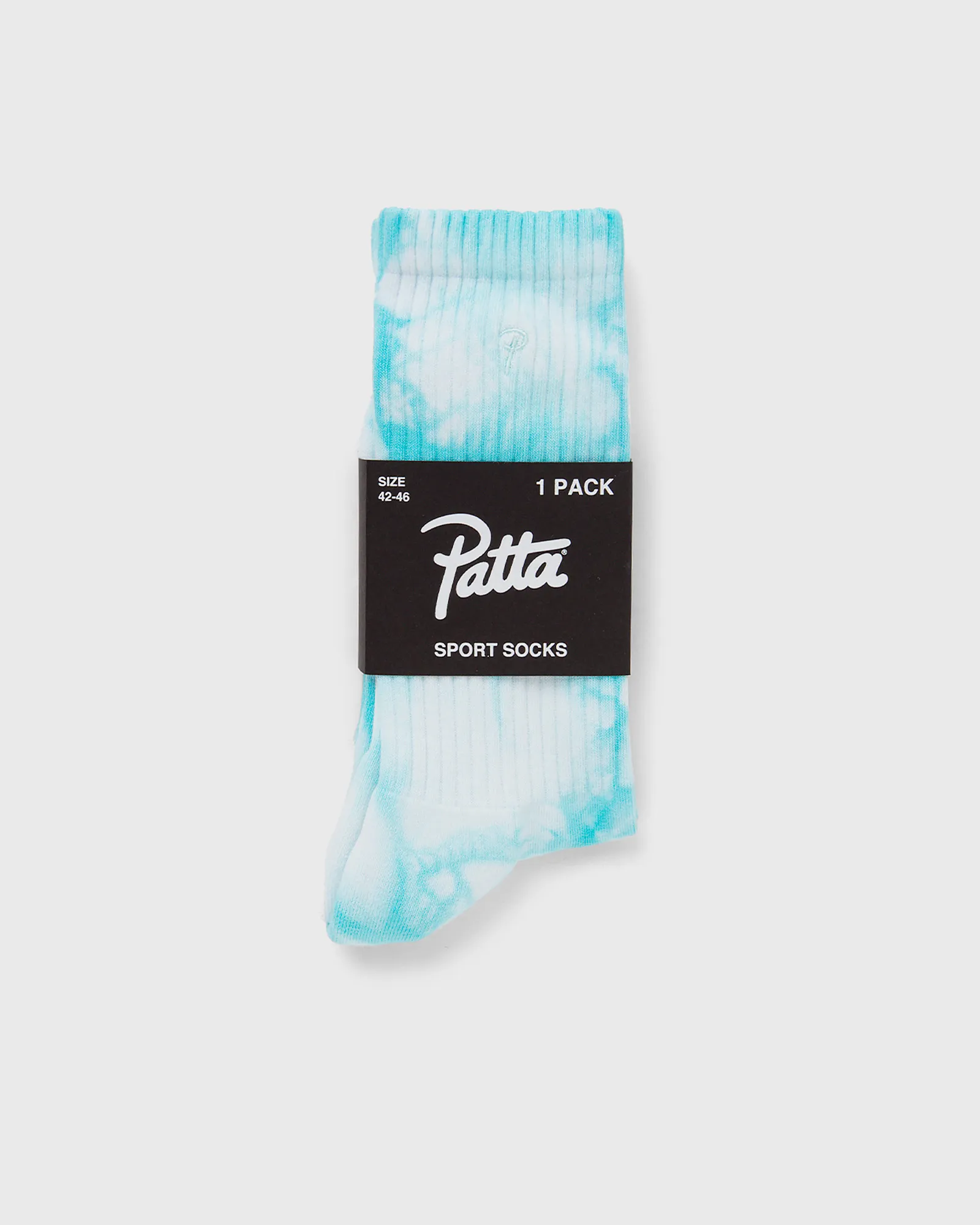PATTA Tie Dye Script Logo Sport Socks