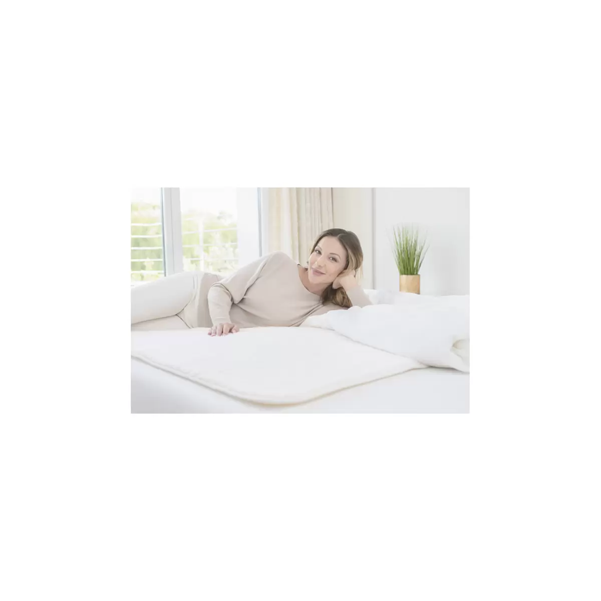 Wärmeunterbett HU672 Medisana weiss