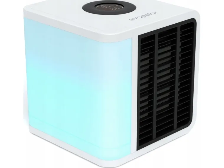 Aircooler evaLIGHT Plus hvid bordmodel - personlig luftkøler