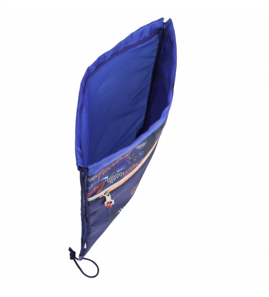 Mochila com cordão Skpat 130941 Azul Marinho - 30x40x1cm -