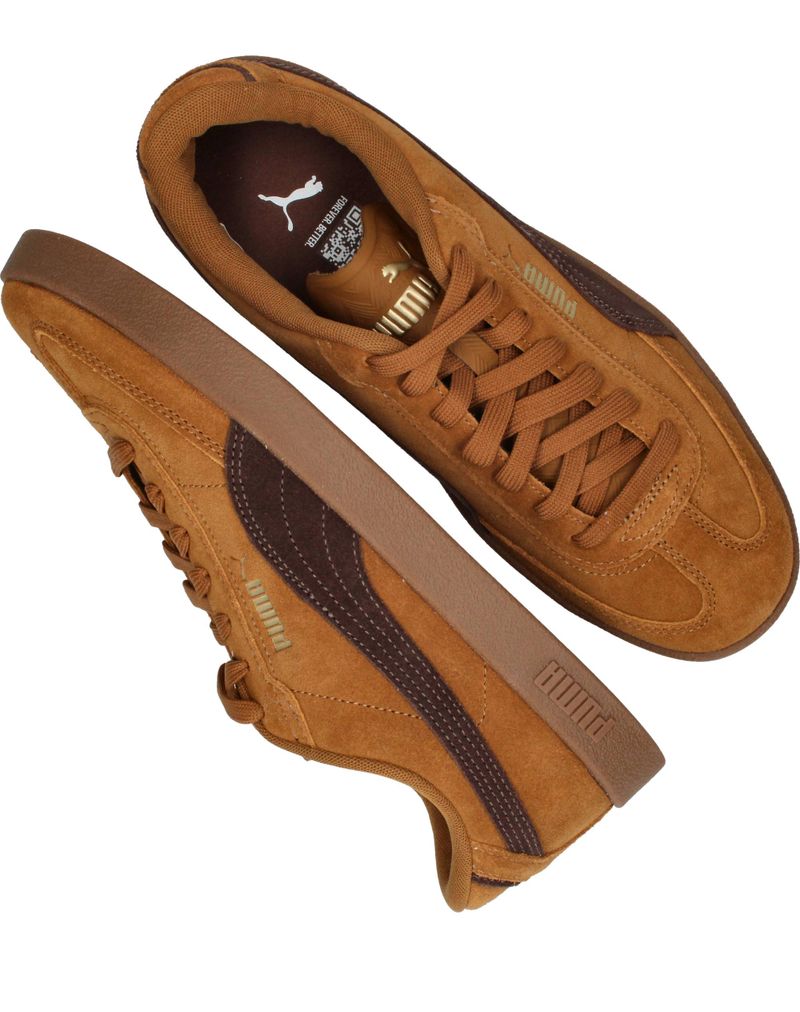 Puma Club II Era Suede Sneakers Cognac Heren