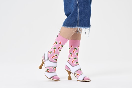 Happy Socks Happy Palm Sock Socken in Mehrfarbig