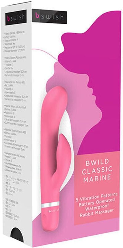 B Swish - bwild Classic Marine Rabbit Vibrator Roze