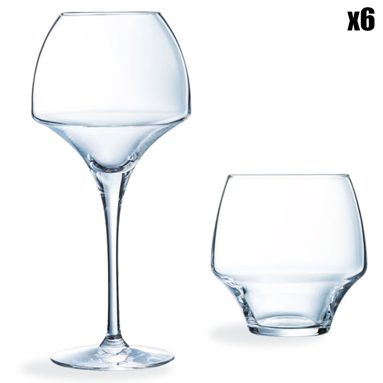Chef & Sommelier Ensemble de  verres Open Up - 12 pièces Open Up transparents