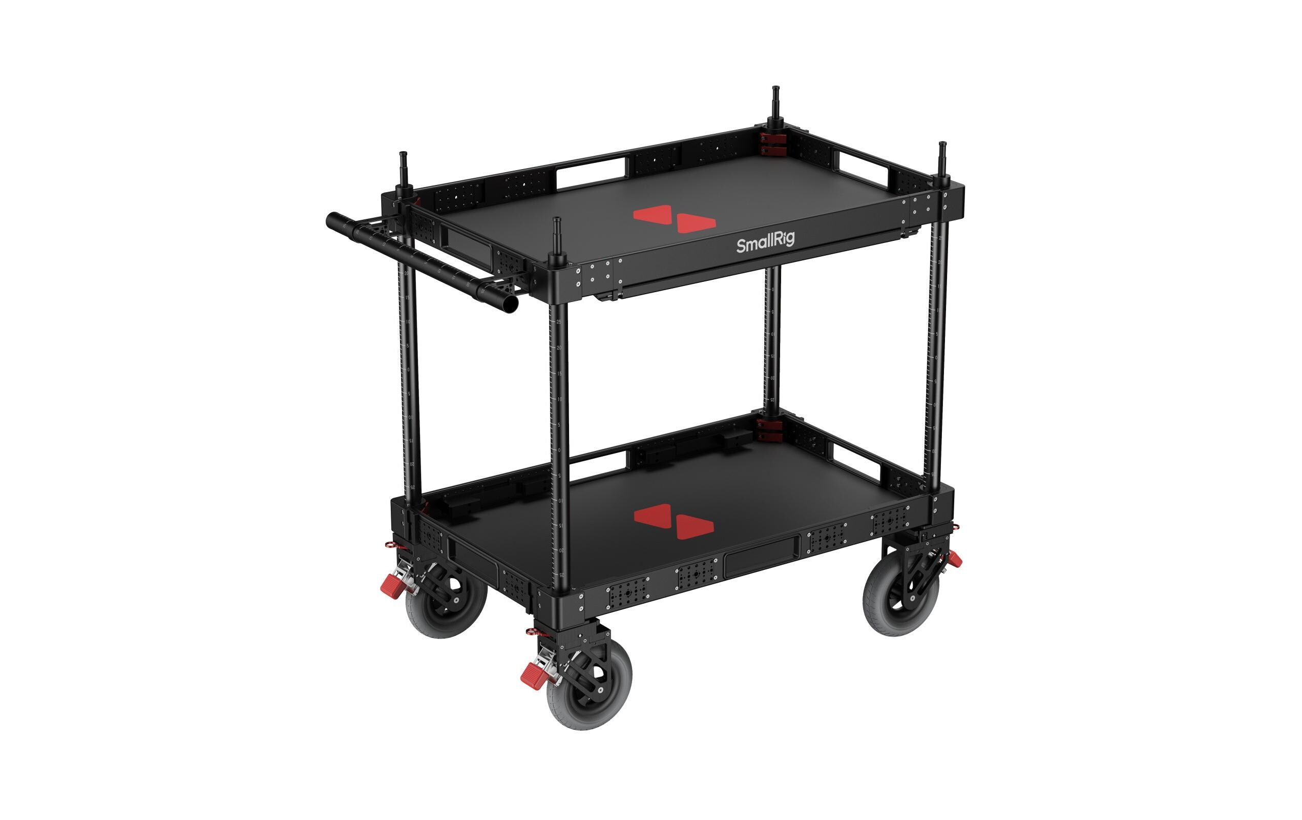 36″ Lightweight Video Production Camera Cart<br>Vielseitiger Transport- und Arbeitswagen für Videoproduktionen