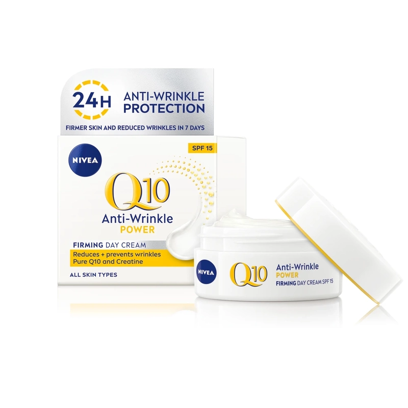 Nivea Q10 Power Anti-Wrinkle + Firming Day Cream SPF 15 - 50 ml