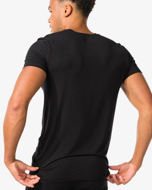t-shirt thermo homme noir