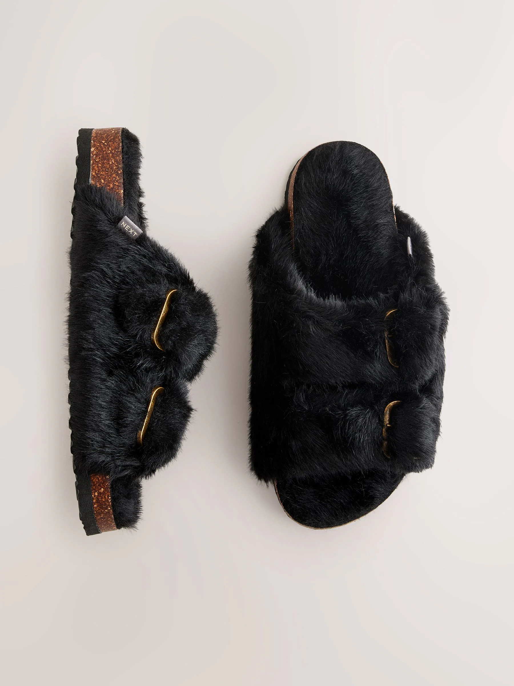 Zwart - Footbed Comfort Slippers