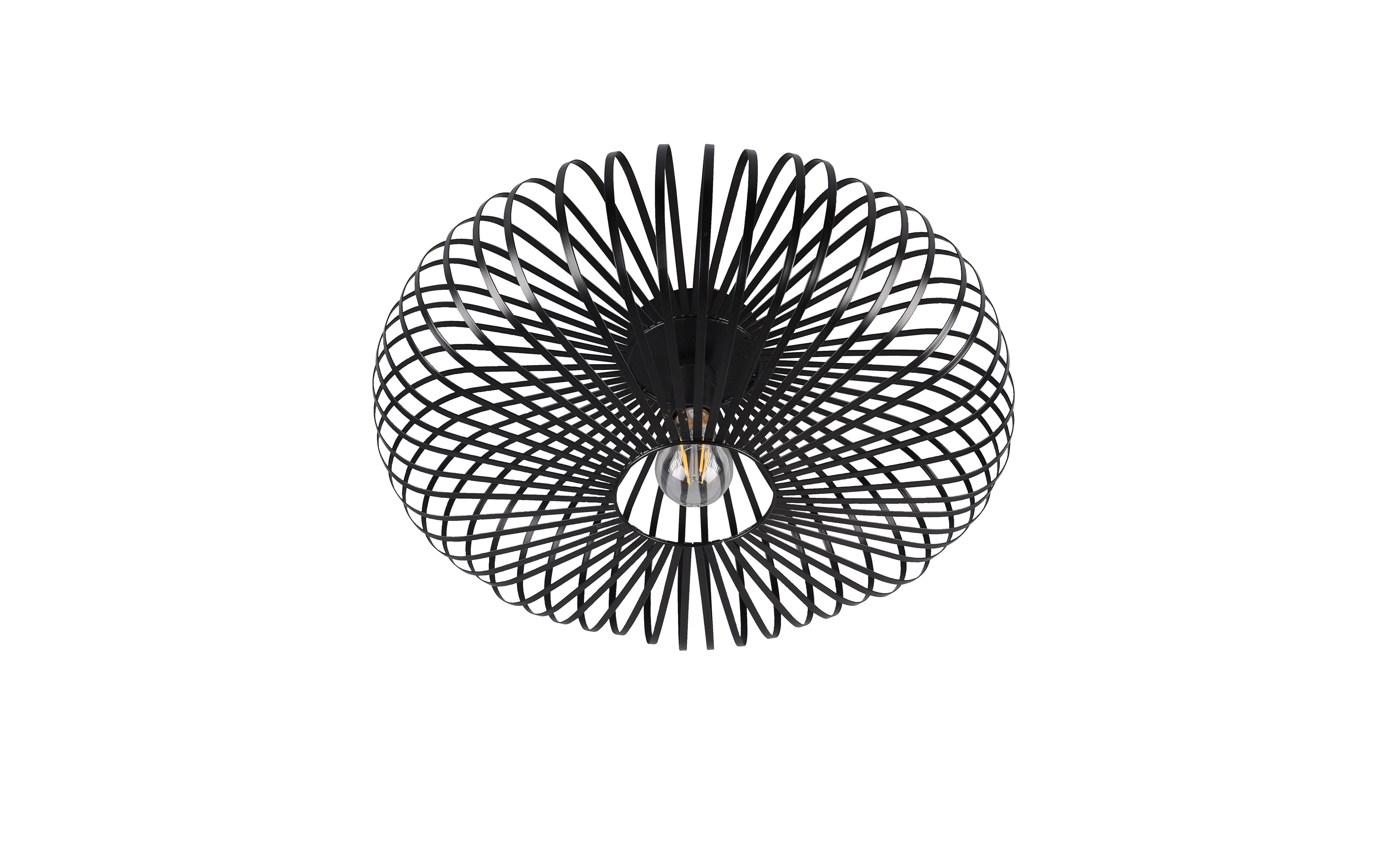 Deckenleuchte Johann, schwarz matt, 50 cm