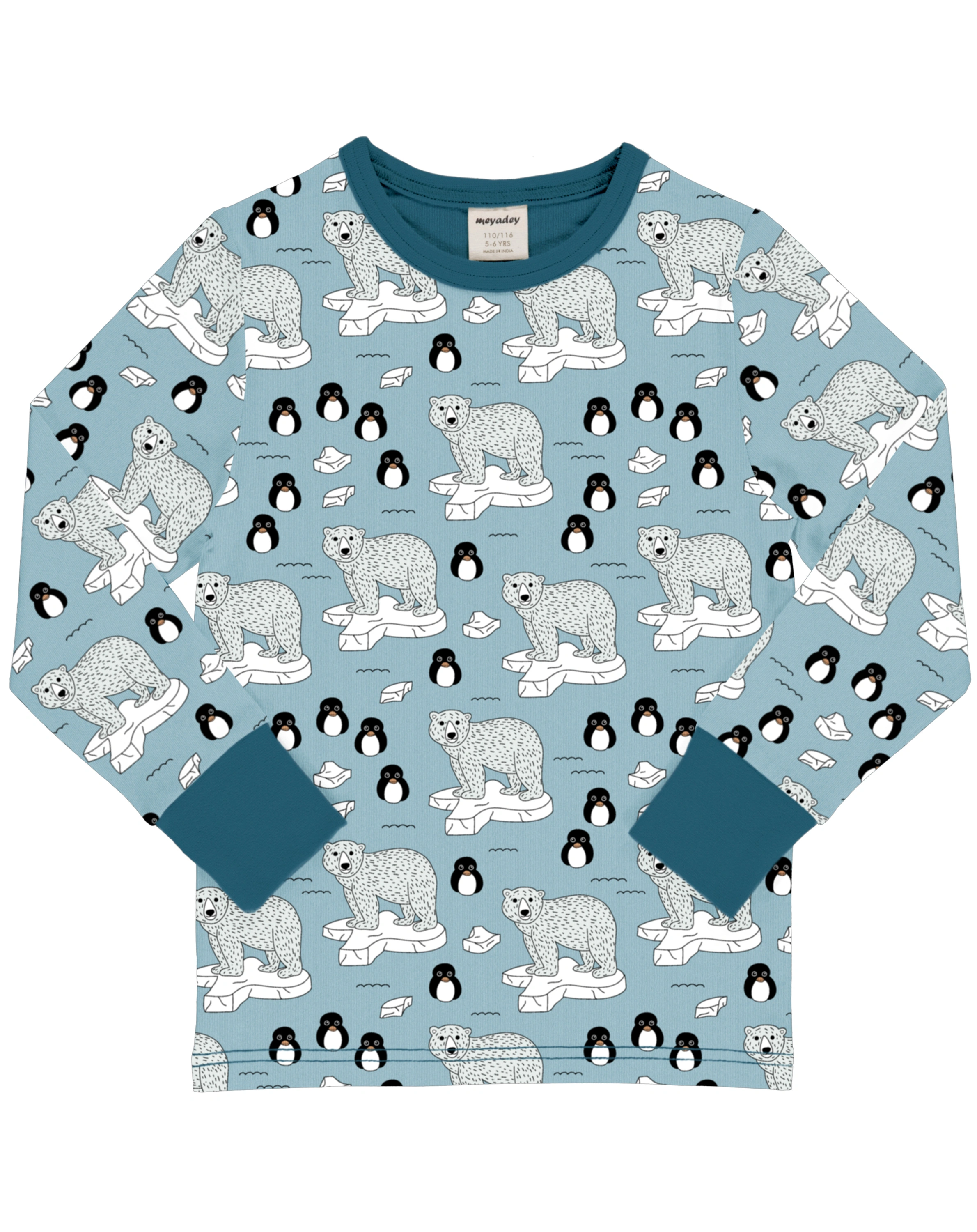 Langarmshirt FLOATING BEAR in bunt