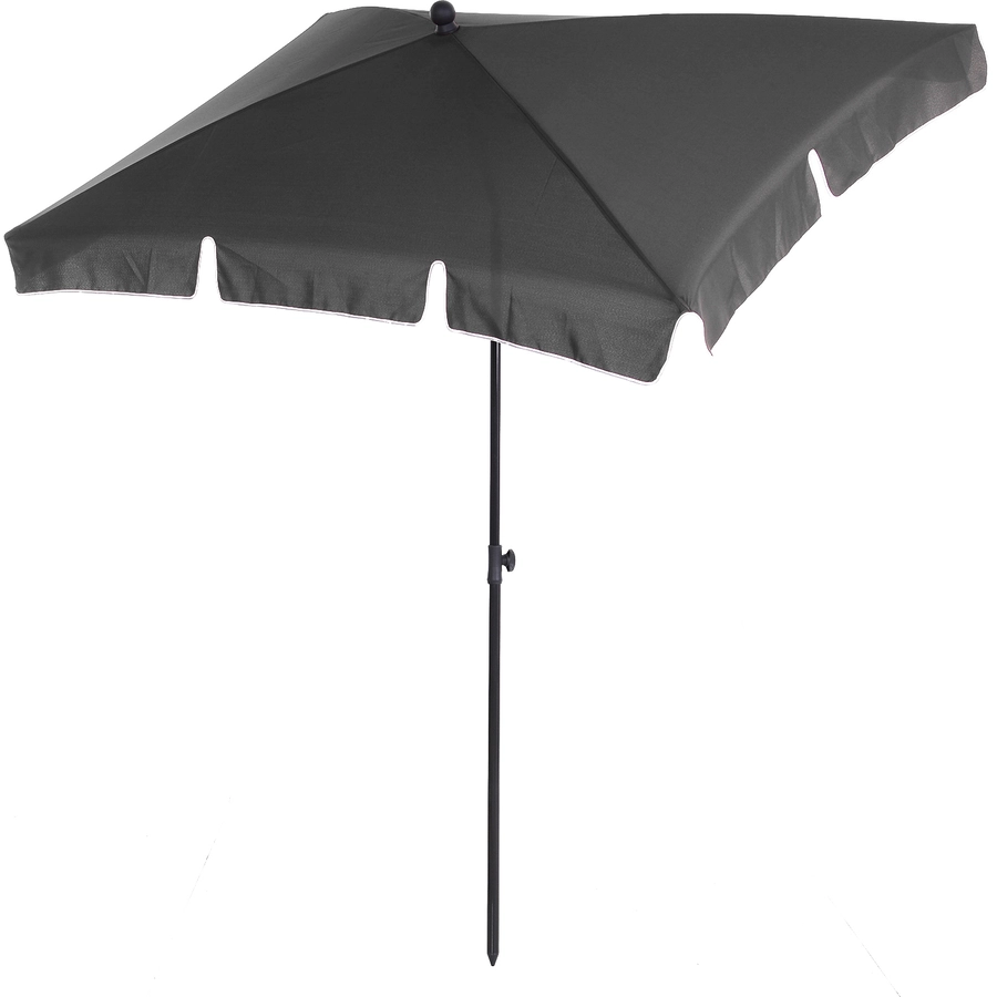 Outsunny Gartenschirm knickbar grau