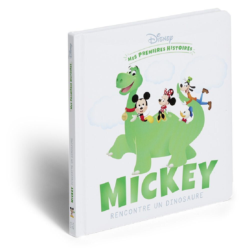 Livre histoire Disney Mickey rencontre un dinosaure Hachette Jeunnes