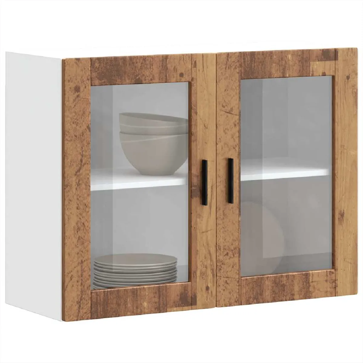 vidaXL Armoire murale Porto Vieux Bois