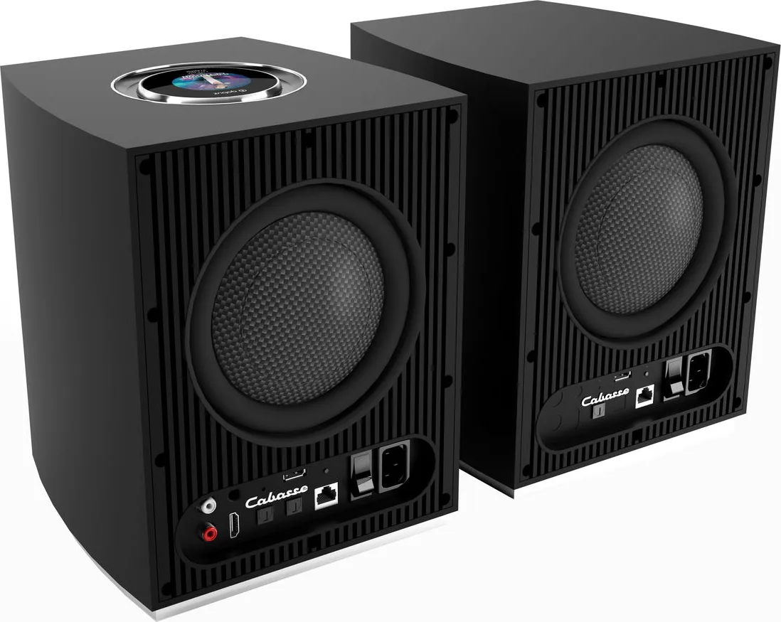 Cabasse Rialto Noir Satin Enceintes sans fil hi-fi