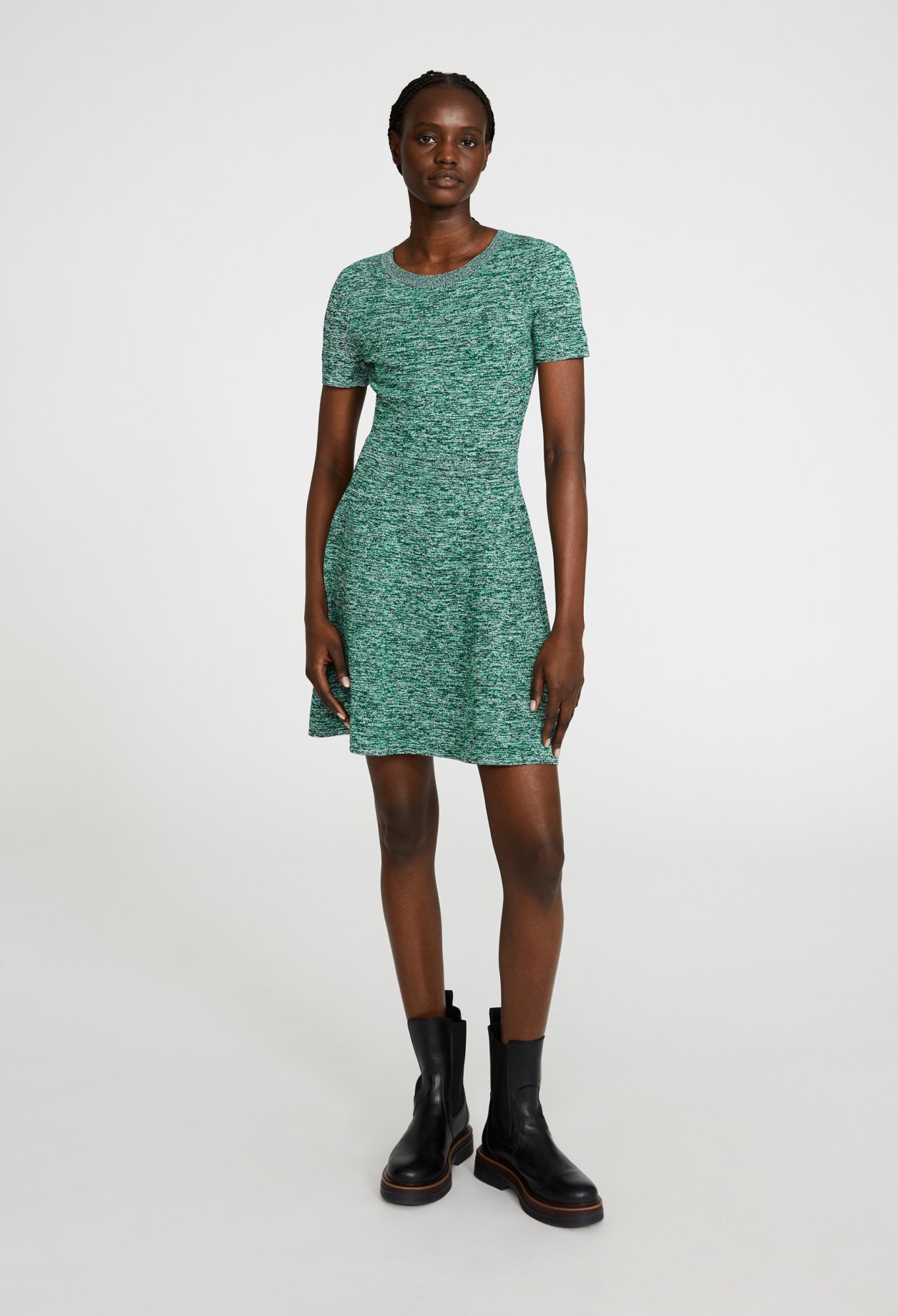 Robe maille dos nu