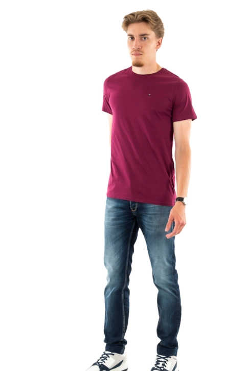 Tee shirt tommy jeans dm0dm04411 vvk valley grape