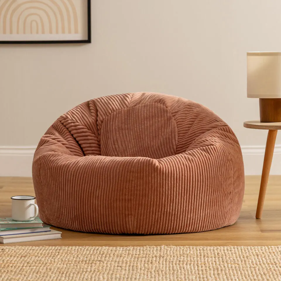 icon Zitzak Kingston - Corduroy Zitzak Volwassenen - Oud roze