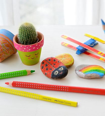 Faber-Castell Buntstifte - Jumbo Grip - Aquarell - 6 st. - Mul