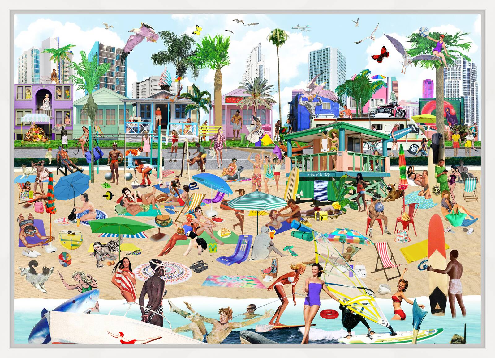 Venice Beach by Sanda Anderlon - Limited Edition. Edition of: 100. Signed.