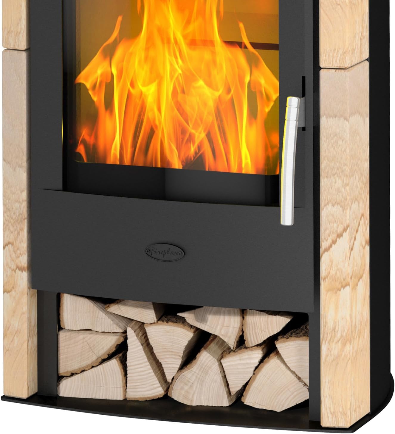 Fireplace Kaminofen Santiago 530mm 367mm 1050mm 111kg