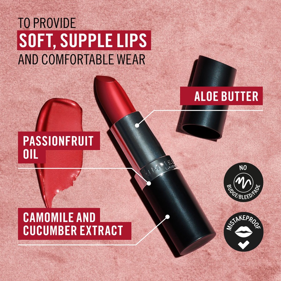 Rimmel London Lasting Finish Lipstick Cappacuino Kissed 4g