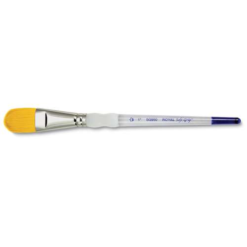 Royal & Langnickel Soft-Grip Gold-Taklon, Verwaschpinsel, Serie SG950