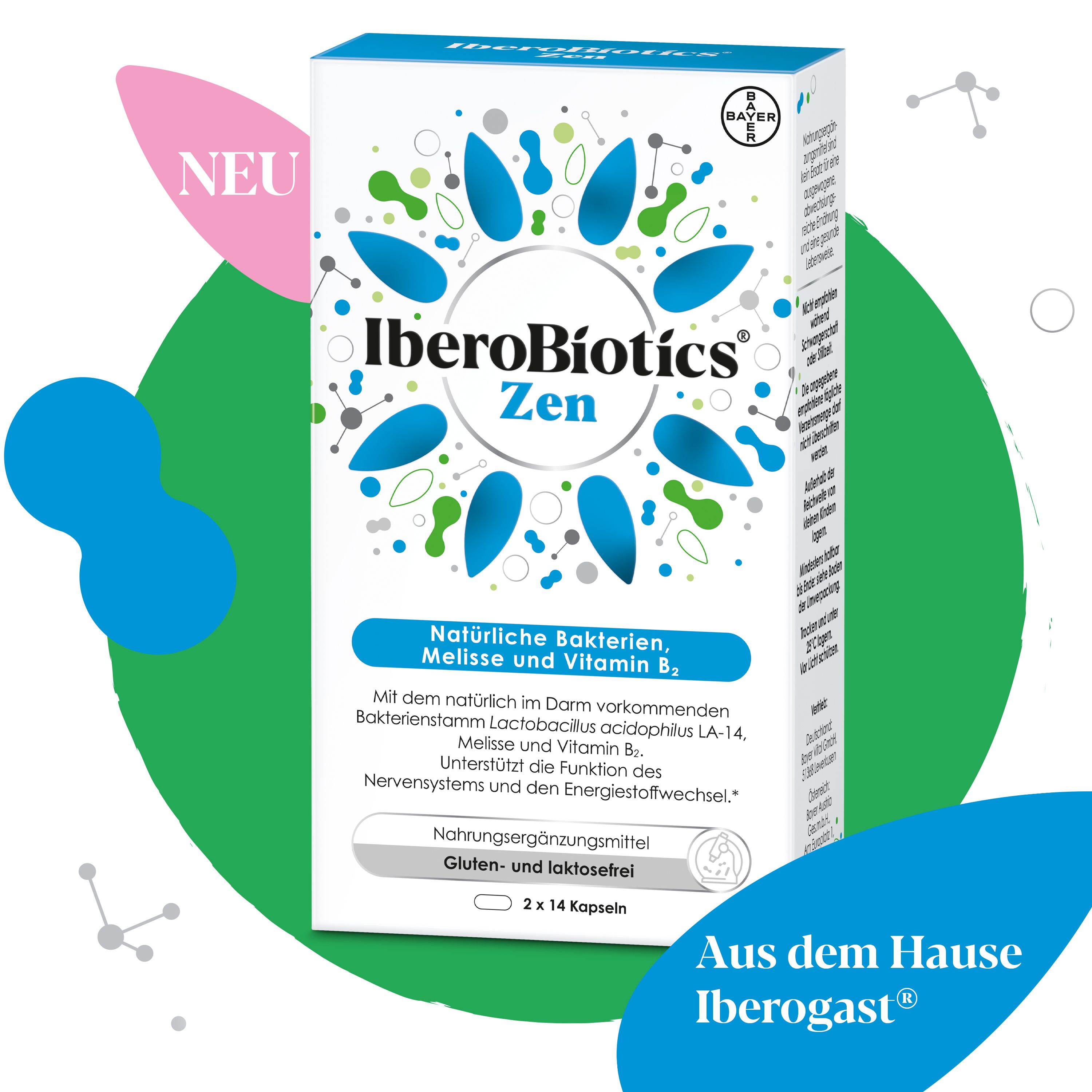 IberoBiotics® Zen - für ein gutes Bauchgefühl in stressigen Zeiten