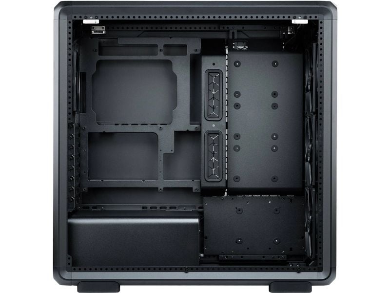 Cooler Master PC-Gehäuse MasterFrame 600 Schwarz Modulares ATX-Gehäuse mit Glas, vielseitig für grosse Mainboards